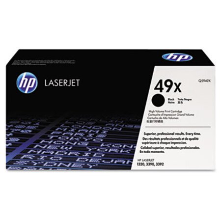 Picture of HP 49X, (Q5949X) High-Yield Black Original LaserJet Toner CartridgeHEW-Q5949X