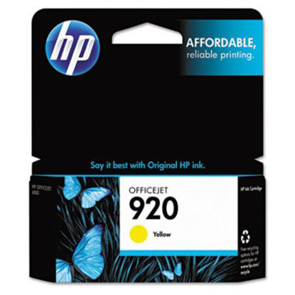 Picture of HP 920, (CH636AN) Yellow Original Ink CartridgeHEW-CH636AN