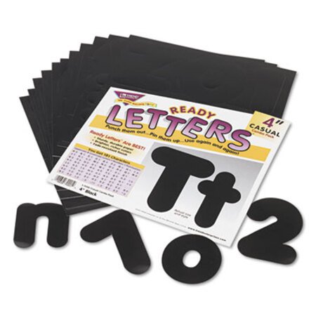 Picture of Ready Letters Casual Combo Set, Black, 4"h, 182/SetTEP-T79901