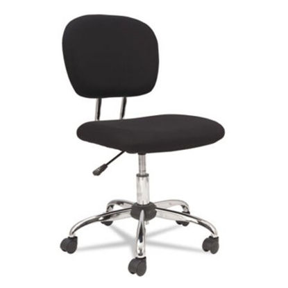 Picture of Mesh Task Chair, Supports Up to 250 lb, 17.13" to 20.87" Seat Height, Black Seat/Back, Chrome BaseOIF-MM4917