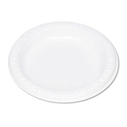 Picture of Plastic Dinnerware, Plates, 6" dia, White, 125/PackTBL-6644WH
