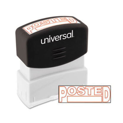 Picture of Message Stamp, POSTED, Pre-Inked One-Color, RedUNV-10065