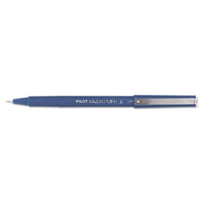 Picture of Razor Point II Super Fine Line Porous Point Pen, Stick, Extra-Fine 0.2 mm, Blue Ink, Blue Barrel, DozenPIL-11003