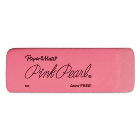 Picture of Pink Pearl Eraser, For Pencil Marks, Rectangular Block, Medium, Pink, 3/PackPAP-70502