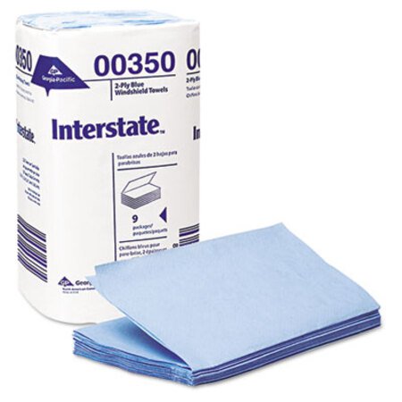Picture of Two-Ply Singlefold Auto Care Paper Wipers, 9 1/2 x 10 1/2, 250/Pack, 9 Packs/CartonGPC-00350