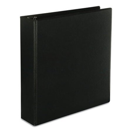 Picture of Slant-Ring View Binder, 3 Rings, 2" Capacity, 11 x 8.5, BlackUNV-20745