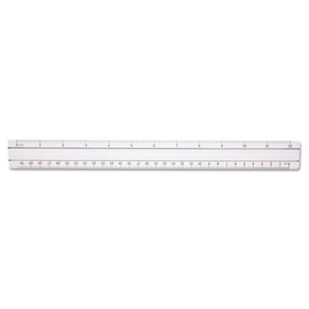 Picture of 12" Magnifying Ruler, Plastic, ClearACM-15571