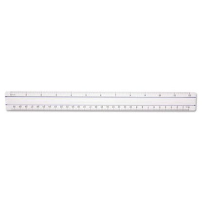 Picture of 12" Magnifying Ruler, Plastic, ClearACM-15571