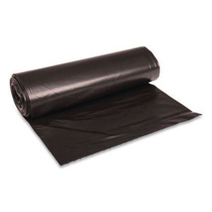Picture of Low Density Repro Can Liners, 45 gal, 1.6 mil, 40" x 46", Black, 10 Bags/Roll, 10 Rolls/CartonBWK-521