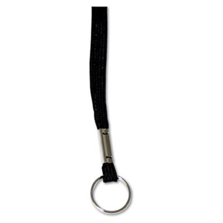 Picture of Deluxe Lanyards, Ring Style, 36" Long, Black, 24/BoxAVT-75423