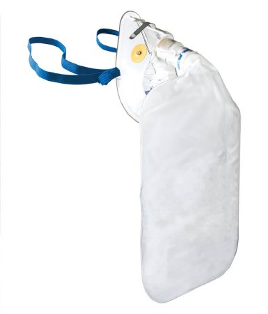 Picture of NonRebreather Oxygen Mask Elongated Style Pediatric Adjustable Head Strap / Nose Clip032-10-080U