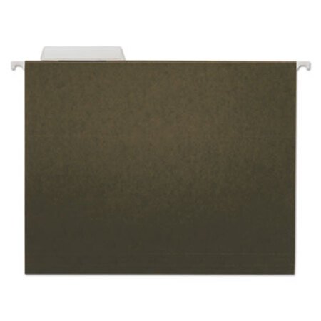 Picture of Hanging File Folders, Letter Size, 1/3-Cut Tab, Standard Green, 25/BoxUNV-14113