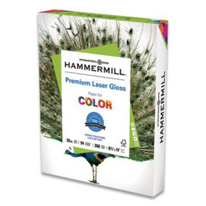 Picture of Premium Laser Gloss Print Paper, 94 Bright, 32lb, 8.5 x 11, White, 300/PackHAM-163110