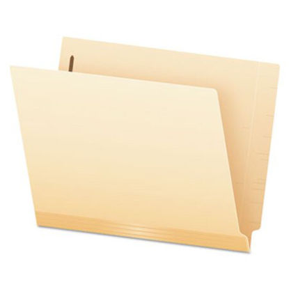 Picture of Manila Laminated End Tab Folders with Two Fasteners, Straight Tab, Letter Size, 11 pt. Manila, 50/BoxPFX-13160