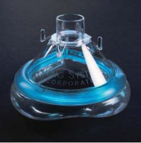 Picture of Anesthesia Mask Ambu® King Elongated Style X-Large Adult Size 7 Hook Ring1075