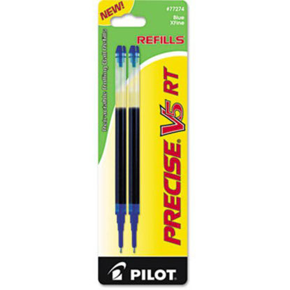 Picture of Refill for Pilot Precise V5 RT Rolling Ball, Extra-Fine Conical Tip, Blue Ink, 2/PackPIL-77274
