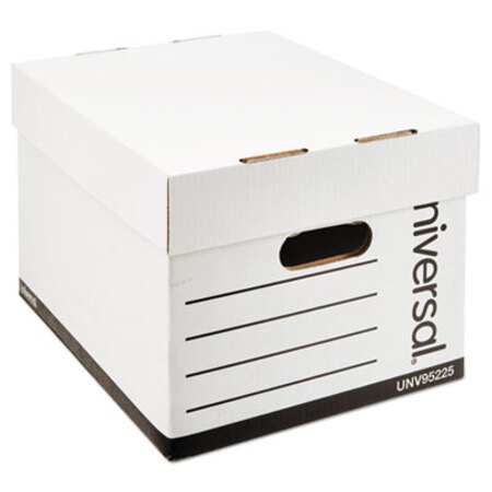Picture of Professional-Grade Heavy-Duty Storage Boxes, Letter/Legal Files, White, 12/CartonUNV-95225