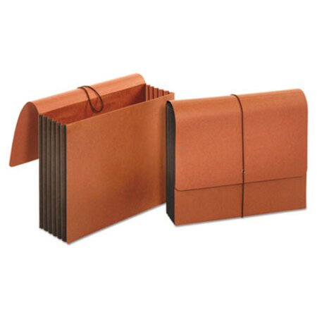 Picture of Extra Wide Expanding Wallets, 5.25" Expansion, 1 Section, Letter Size, RedropeUNV-13090