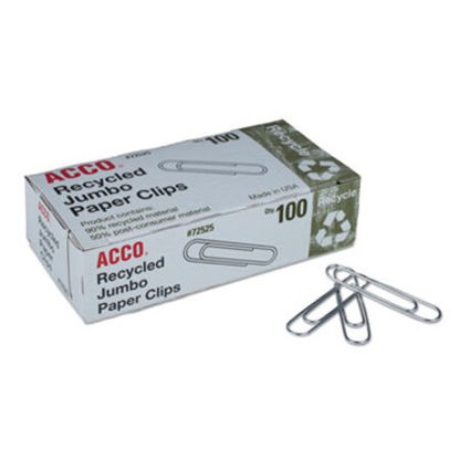 Picture of Paper Clips, Jumbo, Silver, 1,000/PackACC-72525