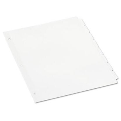 Picture of Self-Tab Index Dividers, 8-Tab, 11 x 8.5, White, 24 SetsUNV-20845