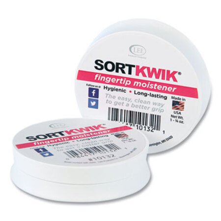 Picture of Sortkwik Fingertip Moisteners, 1 3/4 oz, Pink, 2/PackLEE-10132