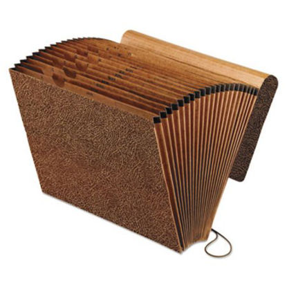 Picture of All Purpose Expanding File, 2" Expansion, 21 Sections, 1/21-Cut Tab, Letter Size, Red FiberPFX-01365