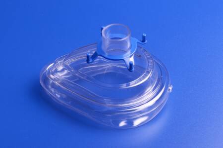 Picture of Anesthesia Mask Elongated Style Pediatric Size 2 Hook Ring158250