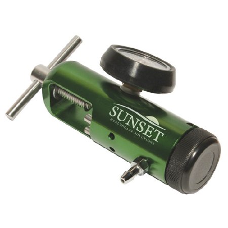 Picture of Sunset Oxygen Regulator Click Style 0 - 4 LPM Barb Outlet CGA-870RES046