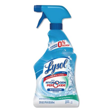 Picture of Bathroom Cleaner with Hydrogen Peroxide, Cool Spring Breeze, 22 oz Trigger Spray Bottle, 12/CartonRAC-85668CT