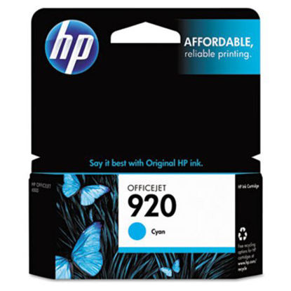 Picture of HP 920, (CH634AN) Cyan Original Ink CartridgeHEW-CH634AN