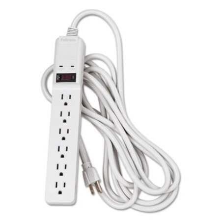 Picture of Basic Home/Office Surge Protector, 6 Outlets, 15 ft Cord, 450 Joules, PlatinumFEL-99036