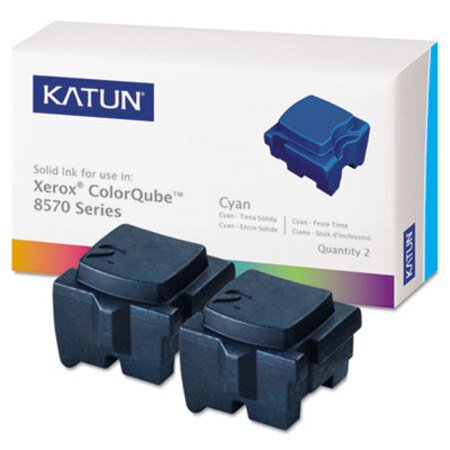 Picture of Compatible 108R00926 Solid Ink Stick, 4,400 Page-Yield, Cyan, 2/BoxKAT-39395