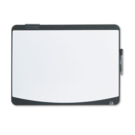 Picture of Tack and Write Board, 23 1/2 x 17 1/2, Black/White Surface, Black FrameQRT-06355BK