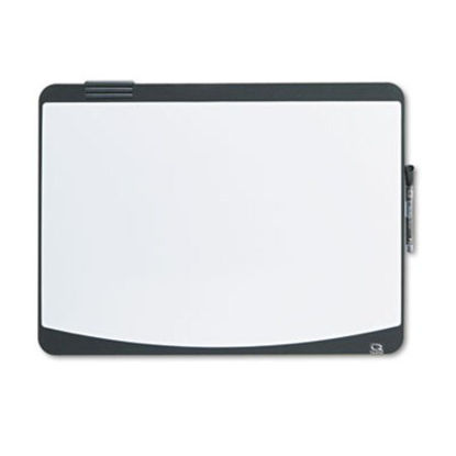 Picture of Tack and Write Board, 23 1/2 x 17 1/2, Black/White Surface, Black FrameQRT-06355BK
