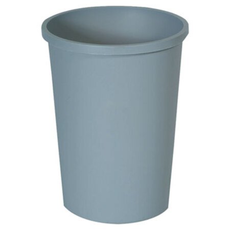 Picture of Untouchable Waste Container, Round, Plastic, 11 gal, GrayRCP-2947GRA