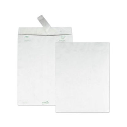 Picture of Catalog Mailers, DuPont Tyvek, #13 1/2, Square Flap, Redi-Strip Closure, 10 x 13, White, 100/BoxQUA-R1580