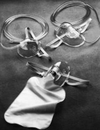 Picture of 3-in-1 Mask AirLife® Elongated Style Adult One Size Fits Most Adjustable Head Strap001202