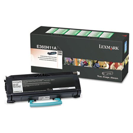 Picture of E360H11A Return Program High-Yield Toner, 9,000 Page-Yield, BlackLEX-E360H11A