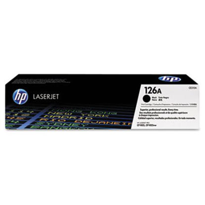 Picture of HP 126A, (CE310A) Black Original LaserJet Toner CartridgeHEW-CE310A