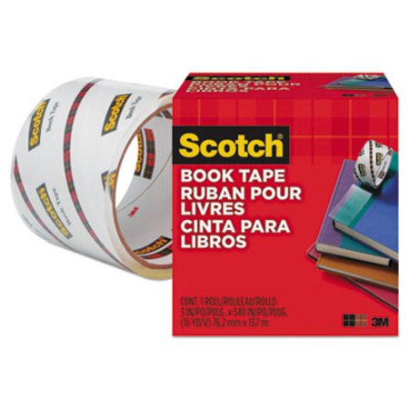 Picture of Book Tape, 3" Core, 3" x 15 yds, ClearMMM-8453