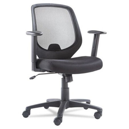 Picture of Swivel/Tilt Mesh Mid-Back Chair, Supports Up to 250 lb, 18.50" to 21.65" Seat Height, BlackOIF-CD4218