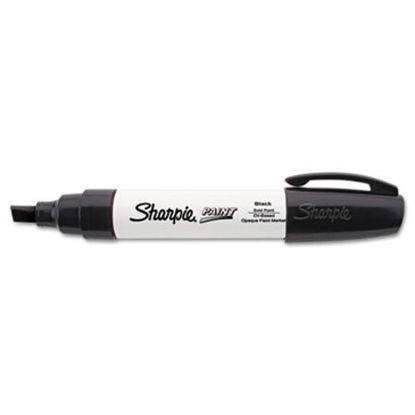 Picture of Permanent Paint Marker, Extra-Broad Chisel Tip, BlackSAN-35564