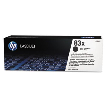 Picture of HP 83X, (CF283X) High-Yield Black Original LaserJet Toner CartridgeHEW-CF283X