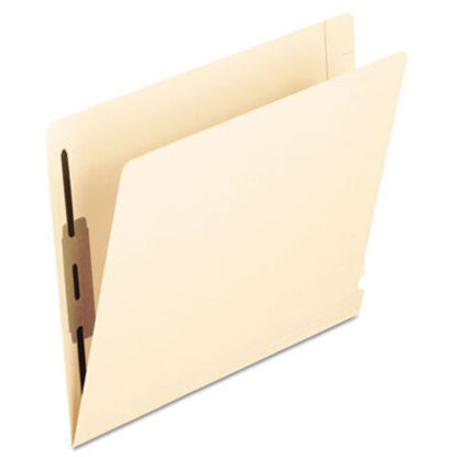 Picture of Manila Laminated End Tab Folders with Two Fasteners, Straight Tab, Letter Size, 14 pt. Manila, 50/BoxPFX-13240