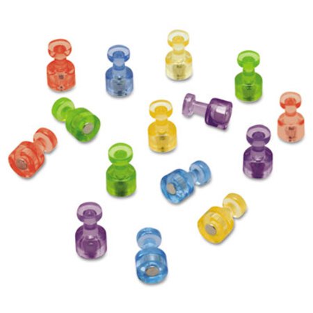 Picture of Magnetic "Push Pins", 3/4" dia, Assorted Colors, 20/PackQRT-MPPC