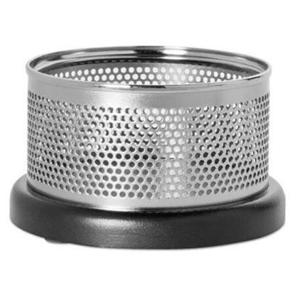 Picture of Distinctions Paper Clip Holder, 3 7/8 x 4 1/8 x 2 3/8, Metal/BlackROL-E22625