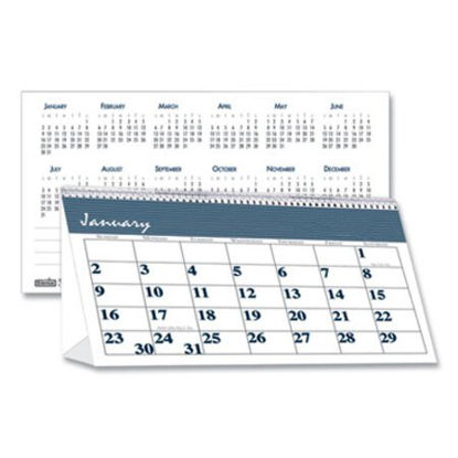 Picture of Recycled Bar Harbor Desk Tent Monthly Calendar, 7 x 4.25, 2022HOD-3679