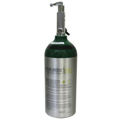 Picture of DeVilbiss iFill® Oxygen Cylinder Size M6 Aluminum535D-M6-870