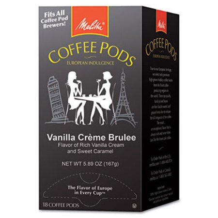Picture of Coffee Pods, Vanilla Creme Brulee, 18 Pods/BoxMLA-75416