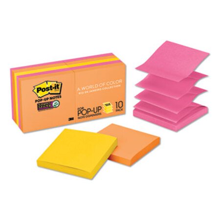 Picture of Pop-up 3 x 3 Note Refill, Rio de Janeiro, 90 Notes/Pad, 10 Pads/PackMMM-R33010SSAU